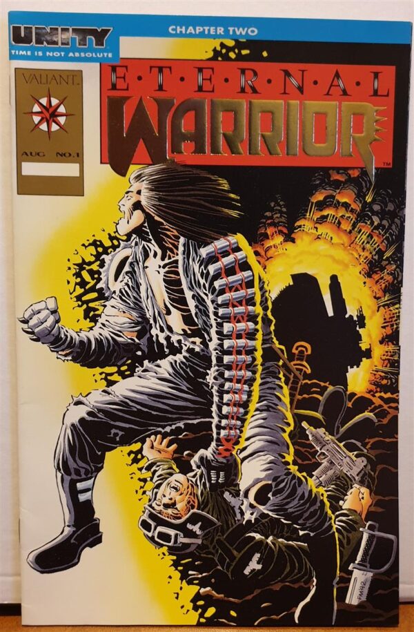 Eternal Warrior vol. #1 1 Gold Foil Embossed Logo Variant (VF)
