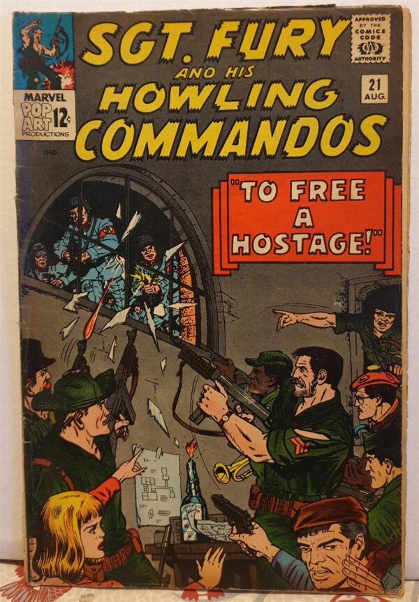 Sgt. Fury and the Howling Commandos 21 (G/VG)